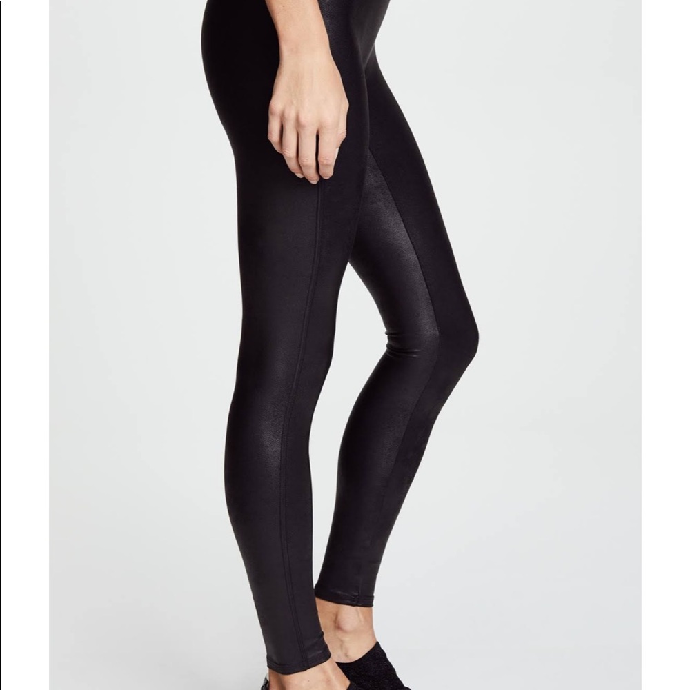 Spanx leather leggings